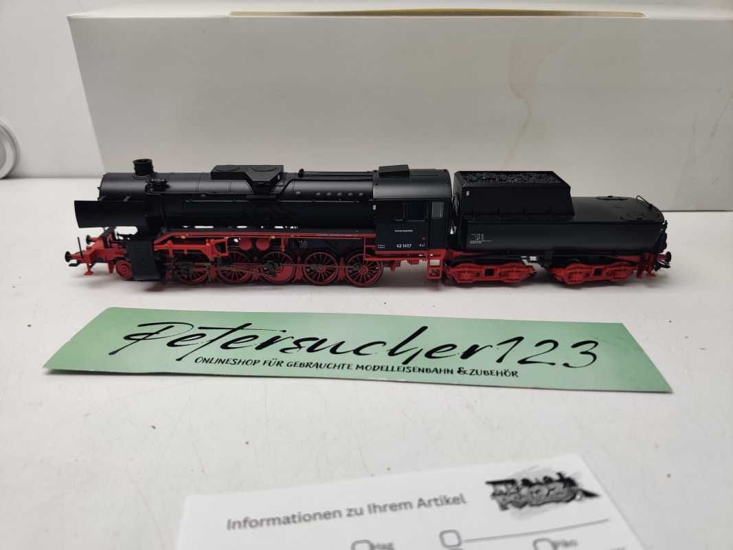 Märklin / AC / H0 / 39042 schwere Güterzug-Dampflokomotive / BR42 / DB / Mfx / Sound / OVP