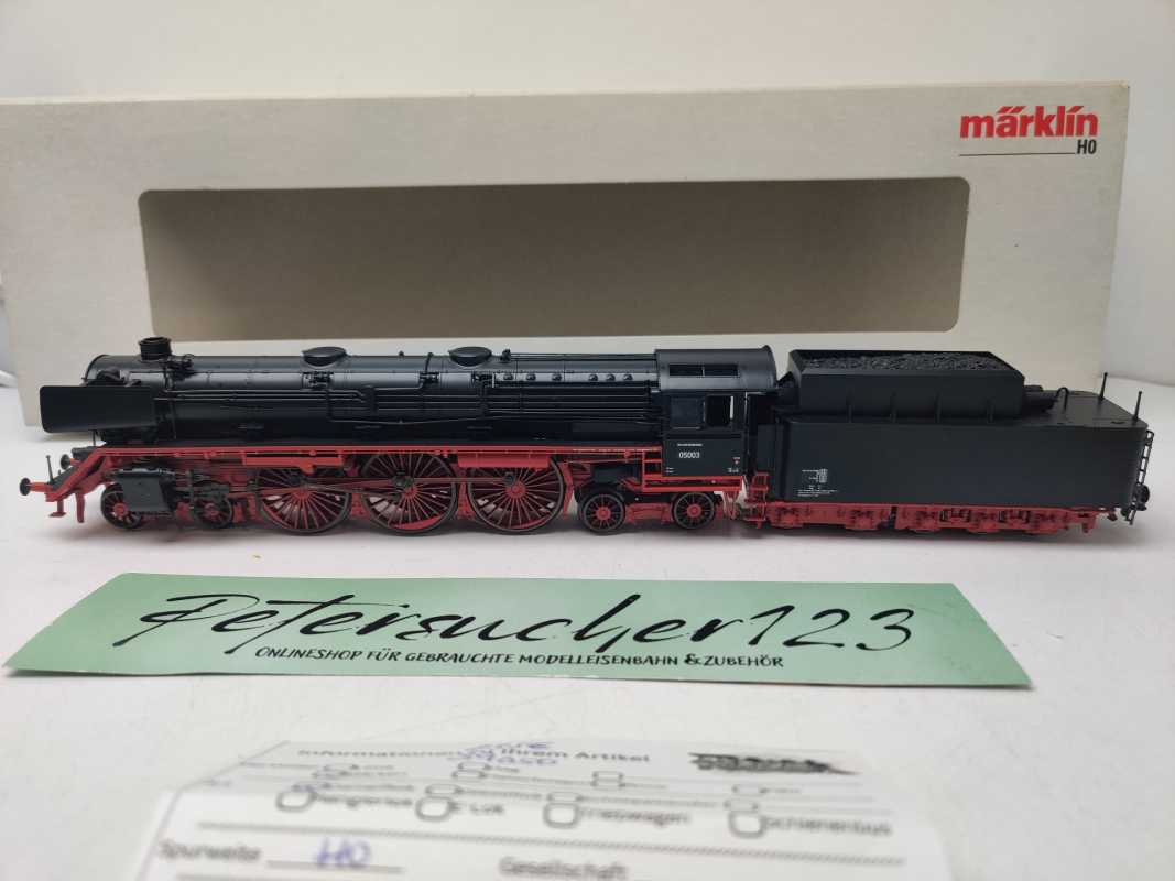 Märklin H0 AC 39050 / BR05 schwere Schnellzug-Dampflokomotive / DB / Mfx / Sound / Dampf / OVP