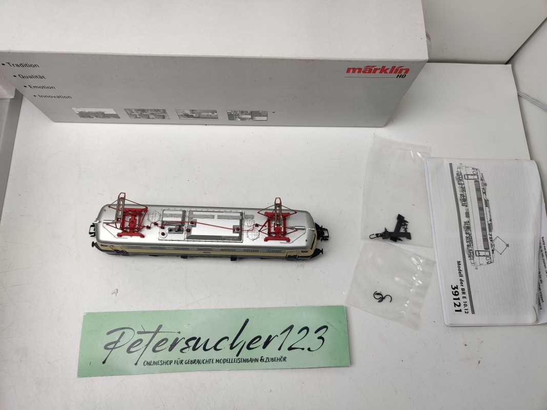 Märklin H0 AC 39121 / BR E 10.12 / Elektrolokomotive Rheingold /DB / Mfx / Sound / OVP