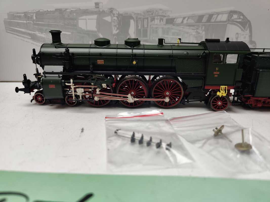 Märklin H0 AC 39436 / bayerische Schnellzug-Dampflokomotive / Gattung S 3/6 / seltenen Unterbaureihe d dar / Mfx / OVP