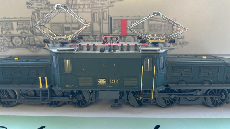 MÄRKLIN H0 AC 39560 / Serie Ce 6/8 Krokodil 14310 / SBB Fx / OVP