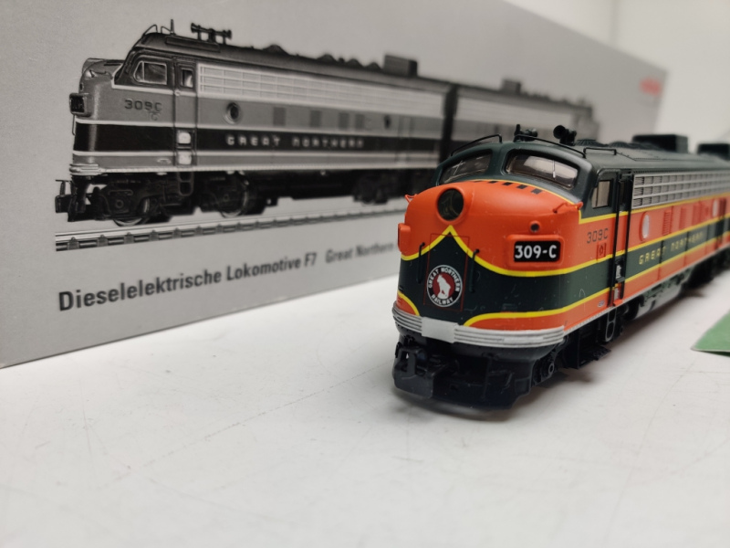 Märklin H0 AC 39621 Dieselelektrische Lokomotive F7 / Grat Northern / Mfx / Sound / OVP
