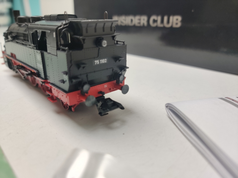 Märklin H0 AC 39753 / BR75.4 Dampflok / Mfx / Sound / Schwarz / Insider Club / OVP
