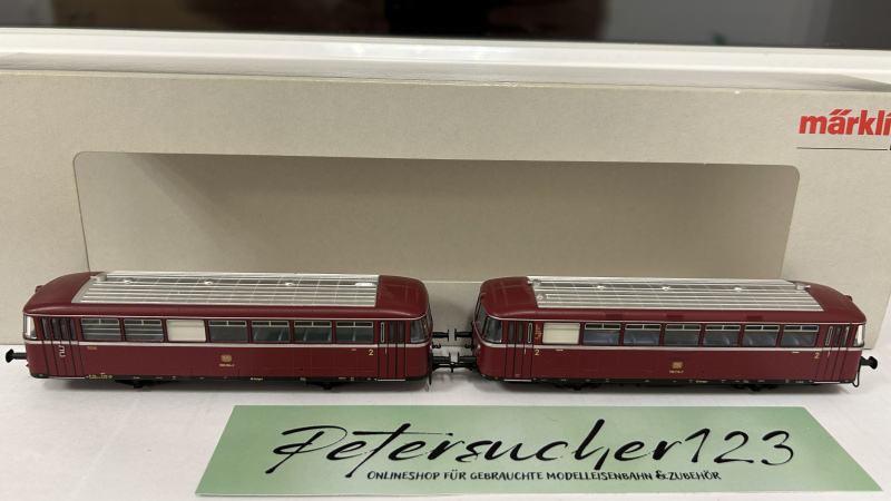 MÄRKLIN H0 AC 39980 Schienenbus mit Steuerwagen Mfx / Sound / DB / OVP