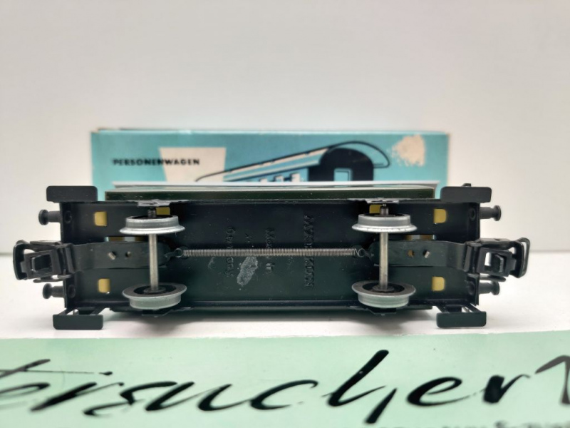 Märklin H0 AC 4000 Personenwagen mit Plattform 2.Kl Bi / OVP hellblau