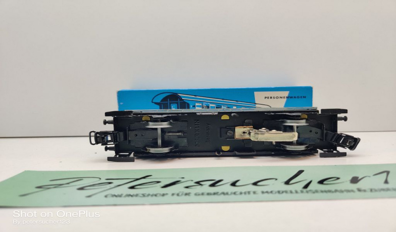 Märklin H0 AC 4002 Donnerbüchse 2.Kl / Licht / Bi / DB / OVP blau