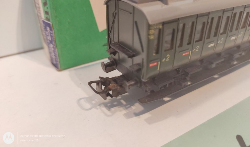 Märklin H0 AC 4004 Abteilwagen 2.Kl / Licht / OVP grün
