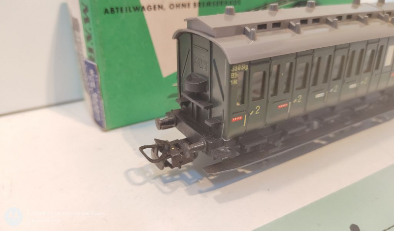 Märklin H0 AC 4004 Abteilwagen 2.Kl / Licht / OVP grün