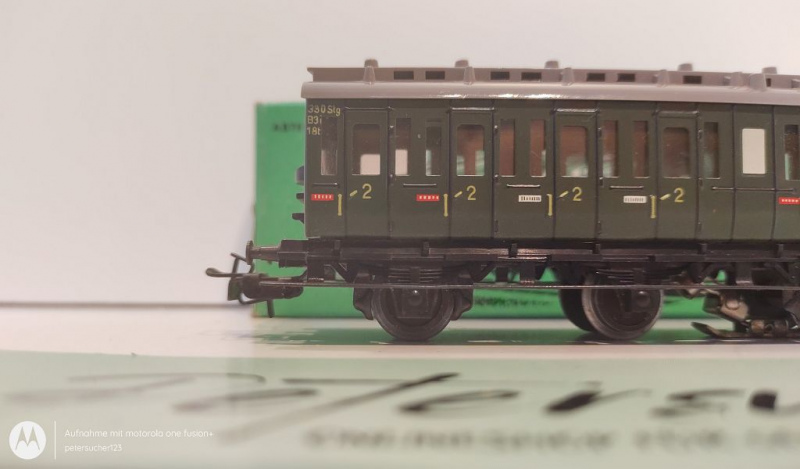 Märklin H0 AC 4004 Abteilwagen 2.Kl / Licht / OVP grün