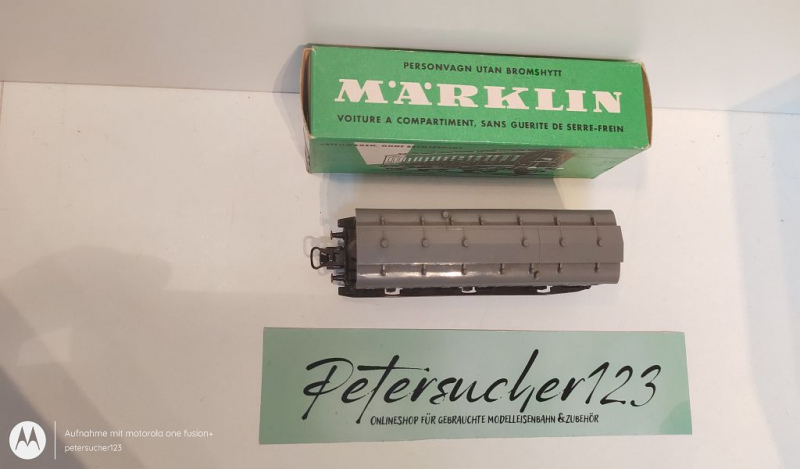 Märklin H0 AC 4004 Abteilwagen 2.Kl / Licht / OVP grün