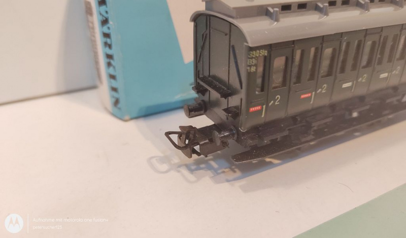 Märklin H0 AC 4004 Abteilwagen 2.Kl / Licht / OVP hellblau