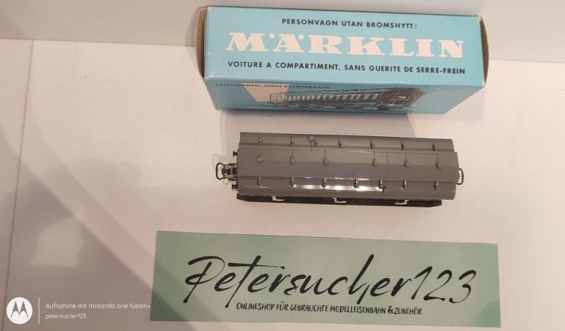Märklin H0 AC 4004 Abteilwagen 2.Kl / Licht / OVP hellblau