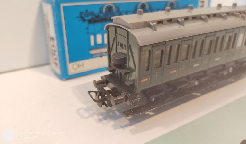 Märklin H0 AC 4004 Abteilwagen 2.Kl / 330/1 / OVP blau
