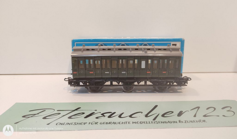 Märklin H0 AC 4004 Abteilwagen 2.Kl / 330/1 / OVP blau