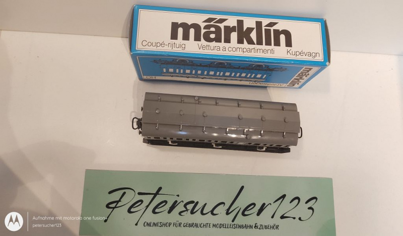 Märklin H0 AC 4004 Abteilwagen 2.Kl / 330/1 / OVP blau