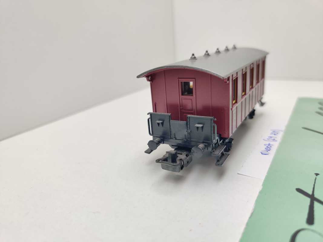 Märklin H0 AC 4007 Plattformwagen rot 29 739 2.Kl Bi