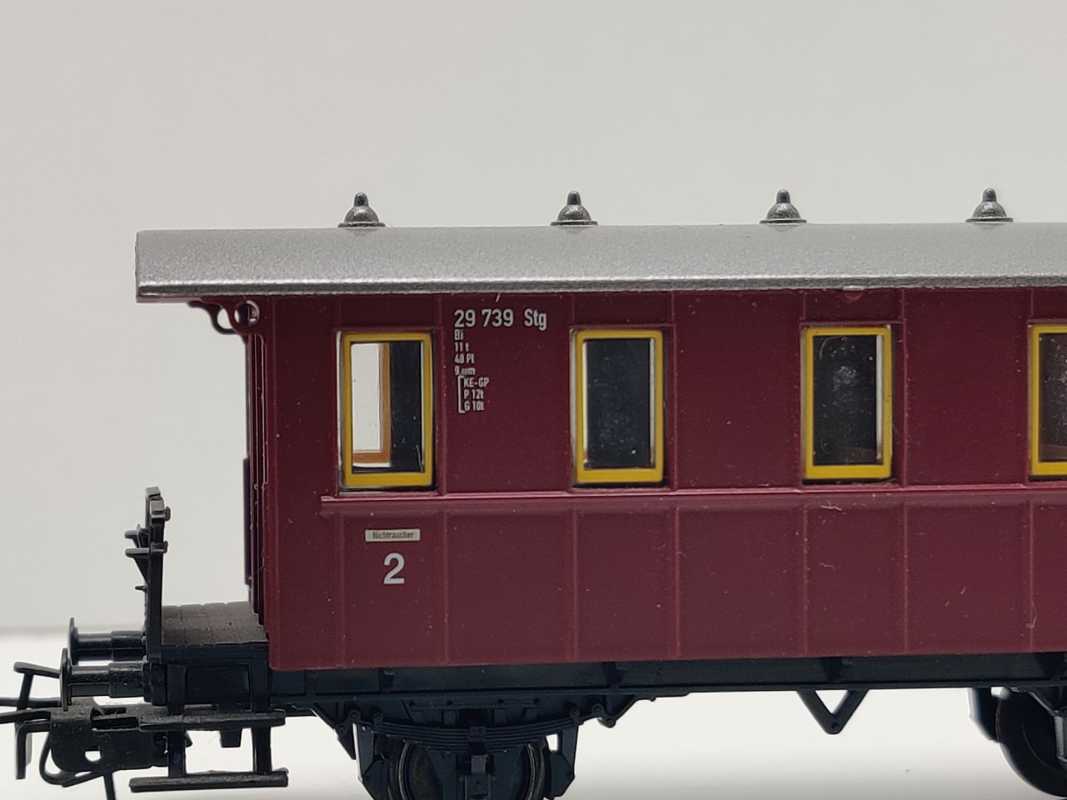 Märklin H0 AC 4007 Plattformwagen rot 29 739 2.Kl Bi