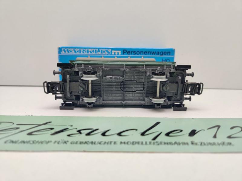 Märklin H0 AC 4007 Plattformwagen Bi / Privatbahn / OVP blau