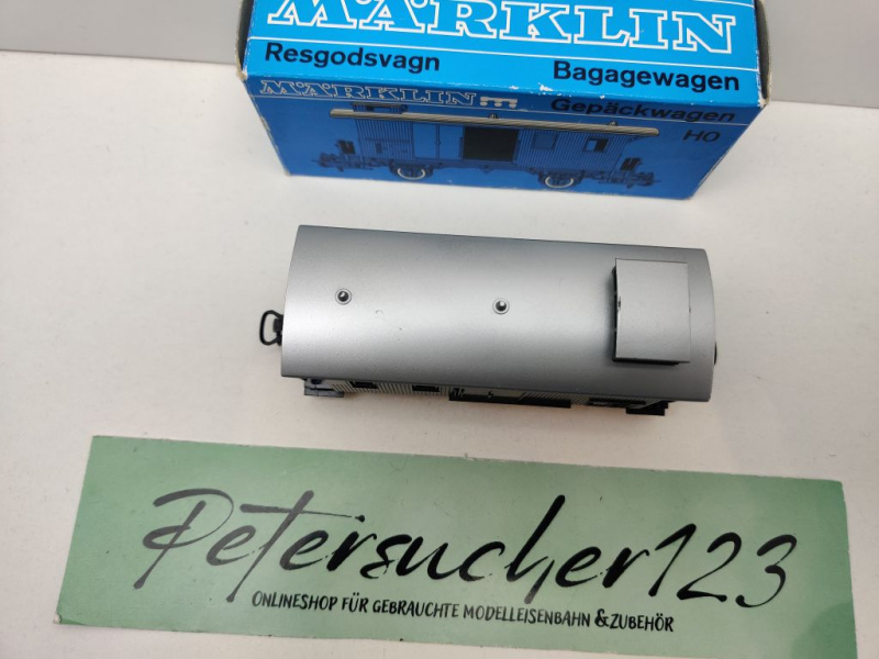 Märklin H0 AC 4008 Personenzug-Gepäckwagen / PWi / DB / OVP blau