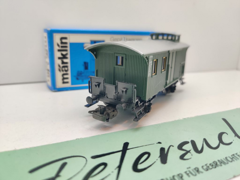 Märklin H0 AC 4008 Personenzug-Gepäckwagen / PWi / DB / OVP blau