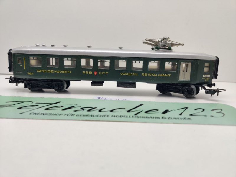 Märklin H0 AC 4016 Schnellzug-Speisewagen Dachabnehmer / SBB