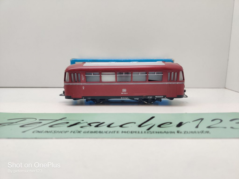 Märklin H0 AC 4018 Beiwagen z Schienenbus / Licht / 2.Kl / BD / DB / OVP blau