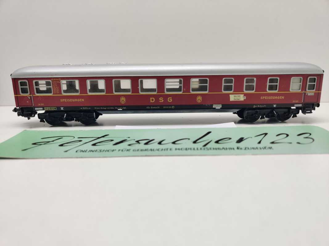 Märklin H0 4024 Speisewagen 36 201 WR4üm / Blech / DSG
