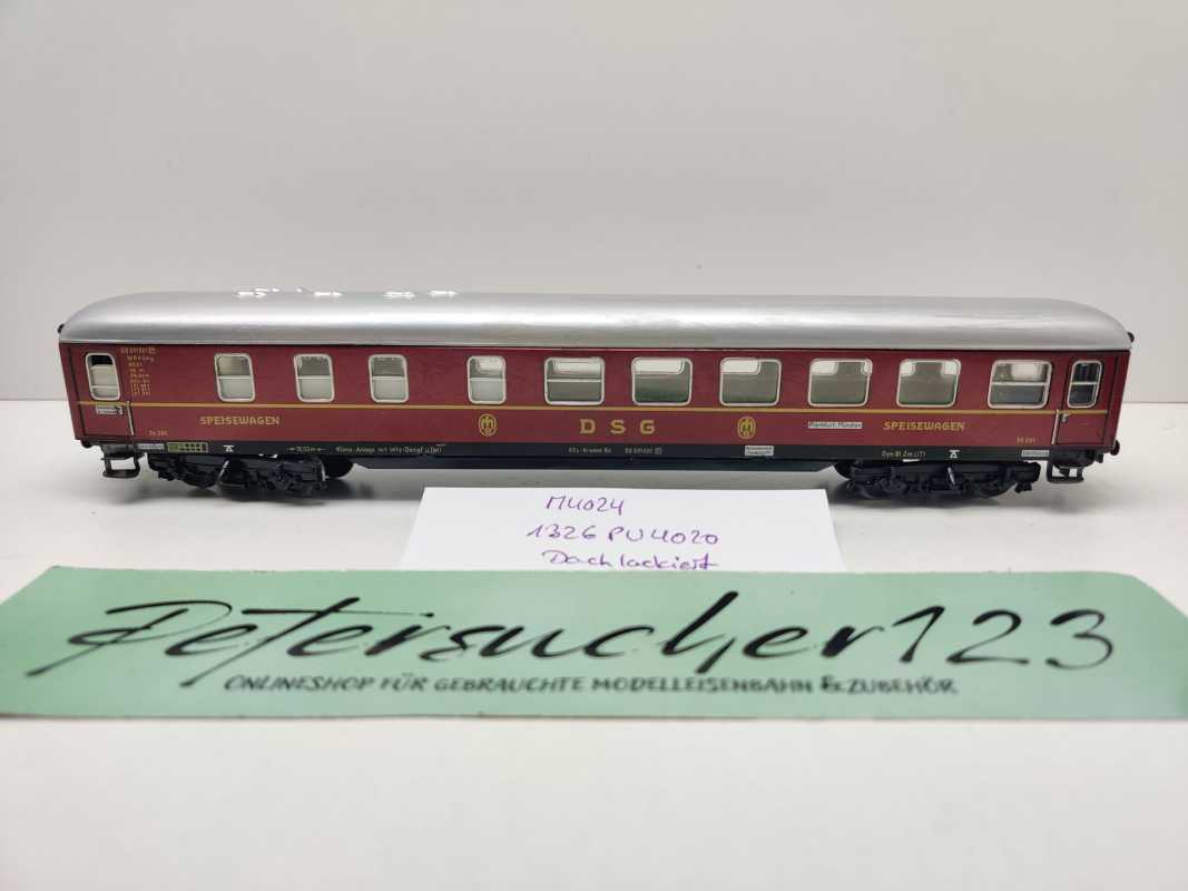 Märklin H0 4024 Speisewagen 36 201 WR4üm / Blech / Dach Lackiert / DSG
