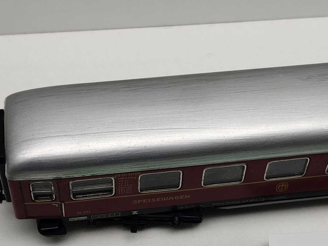 Märklin H0 4024 Speisewagen 36 201 WR4üm / Blech / Dach Lackiert / DSG