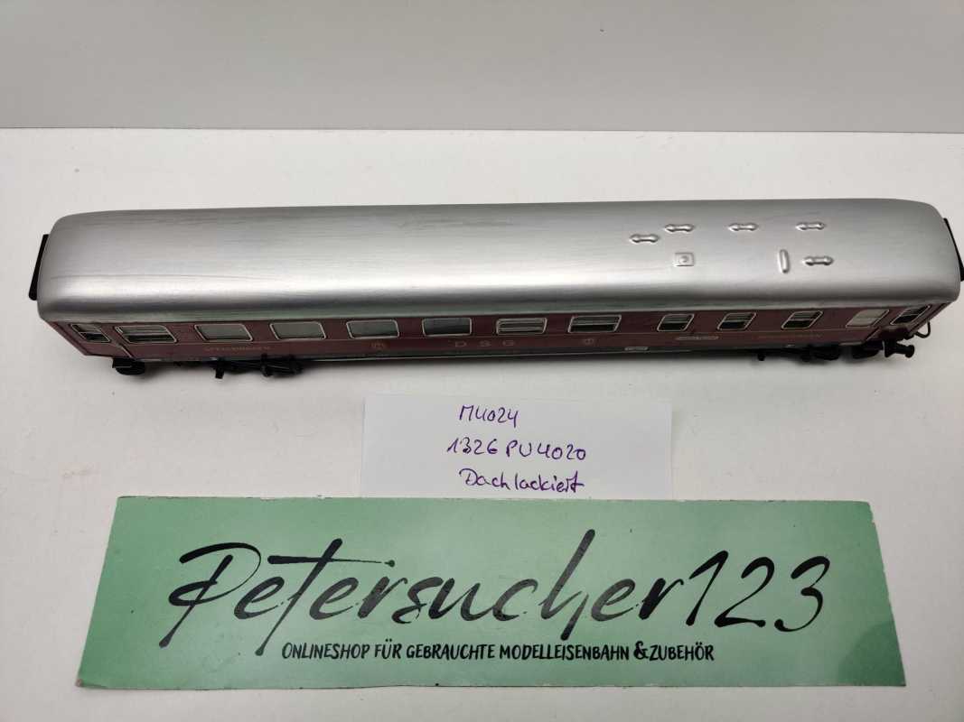 Märklin H0 4024 Speisewagen 36 201 WR4üm / Blech / Dach Lackiert / DSG