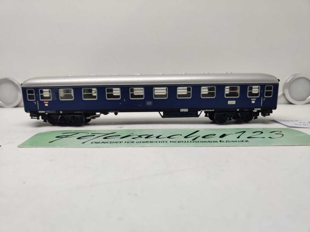 Märklin H0 AC 4027 / 11853 Personenwagen 1.Kl. / Blau / Blech / DB / Licht