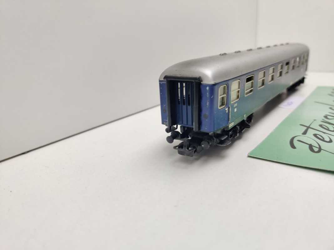 Märklin H0 AC 4027 Personenwagen 1.Kl. A4ümg / Blau / Blech / DB