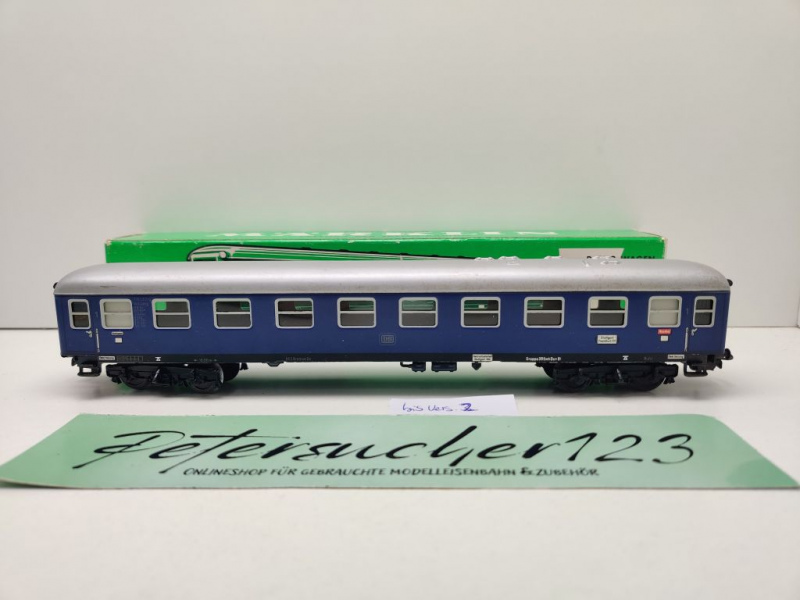 Märklin H0 AC 4027 D-Zug Abteilwagen 1.Kl A4üm / DB / OVP grün