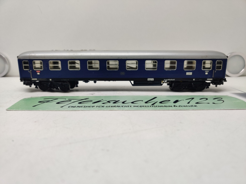Märklin H0 AC 4027 / 11853 Personenwagen 1.Kl. / Blau / Blech / DB / Licht /anderes Dach