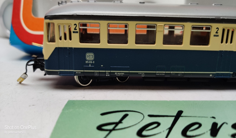 Märklin H0 AC 4028 Beiwagen Schienenbus 3028 / DB / Analog