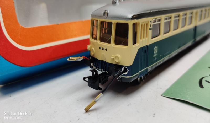 Märklin H0 AC 4028 Beiwagen Schienenbus 3028 / DB / Analog