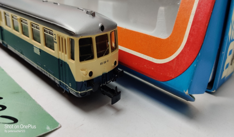 Märklin H0 AC 4028 Beiwagen Schienenbus 3028 / DB / Analog