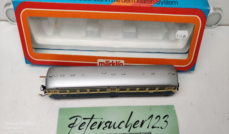 Märklin H0 AC 4028 Beiwagen Schienenbus 3028 / DB / Analog