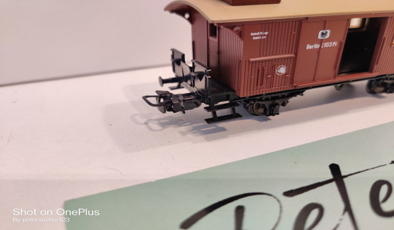 Märklin H0 AC 4035 1x Gepäckwagen 3103 Pi / aus Set / K.P.E.V.