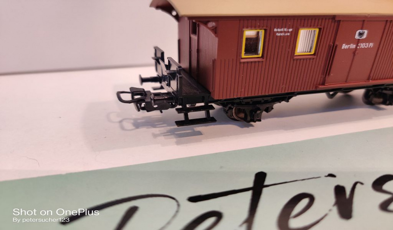 Märklin H0 AC 4035 1x Gepäckwagen 3103 Pi / aus Set / K.P.E.V.