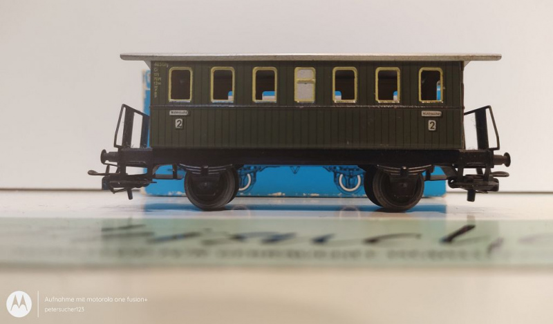Märklin H0 AC 4040 Personenwagen 4051 Stg / 2.Kl / OVP blau