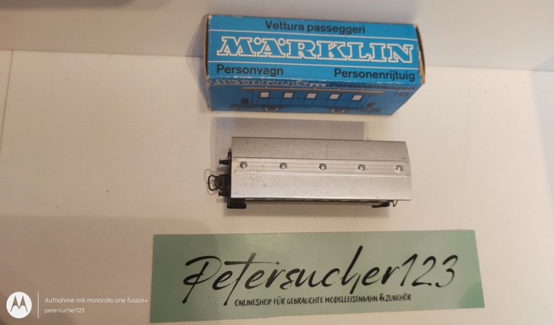 Märklin H0 AC 4040 Personenwagen 4051 Stg / 2.Kl / OVP blau
