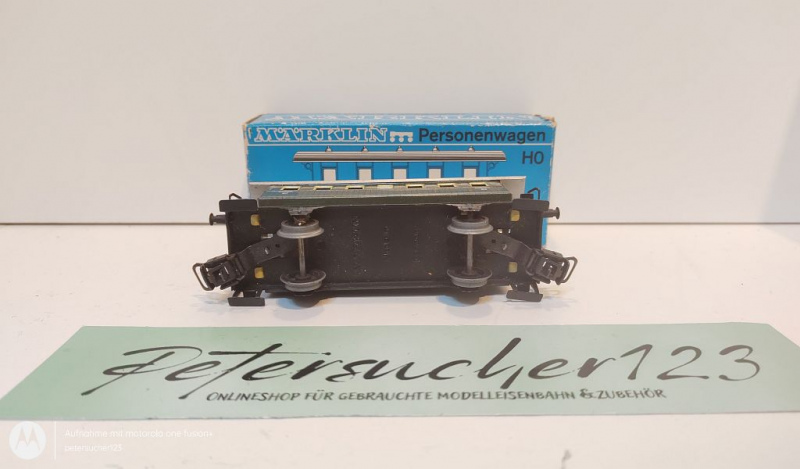 Märklin H0 AC 4040 Personenwagen 4051 Stg / 2.Kl / OVP blau