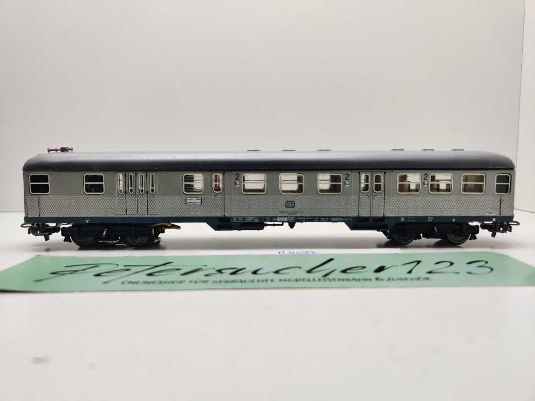 Märklin H0 AC 4077 Nahverkehrswagen "Silberling" 2.Kl BD4nf / Licht / DB