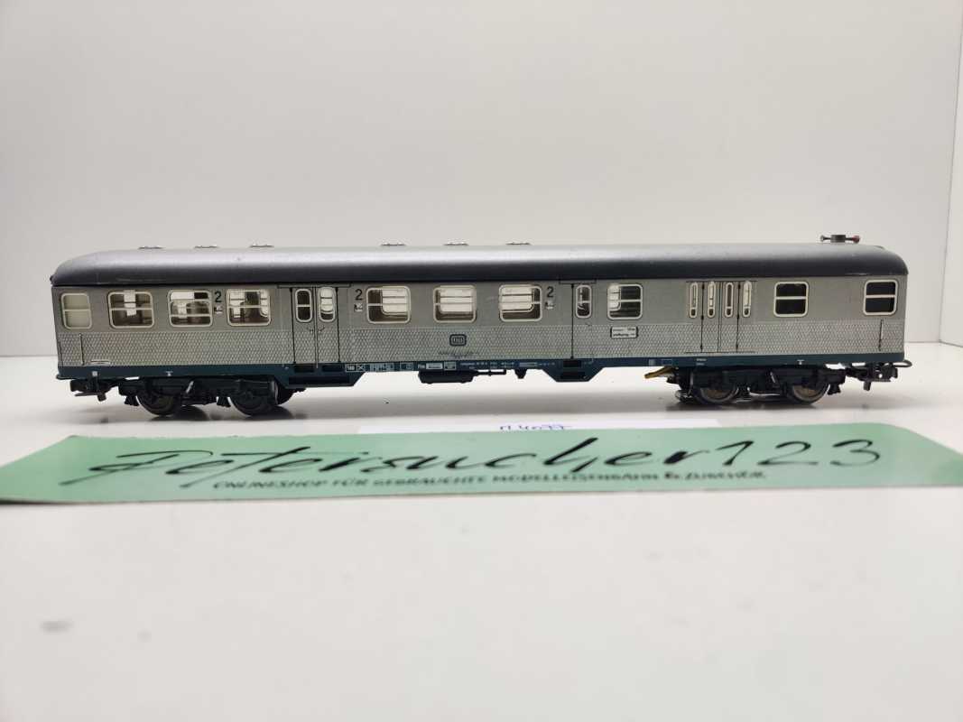 Märklin H0 AC 4077 Nahverkehrswagen "Silberling" 2.Kl BD4nf / Licht / DB