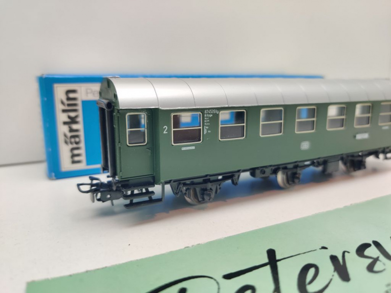 Märklin H0 AC 4079 Umbauwagen 2.Kl B3yge / DB / OVP blau