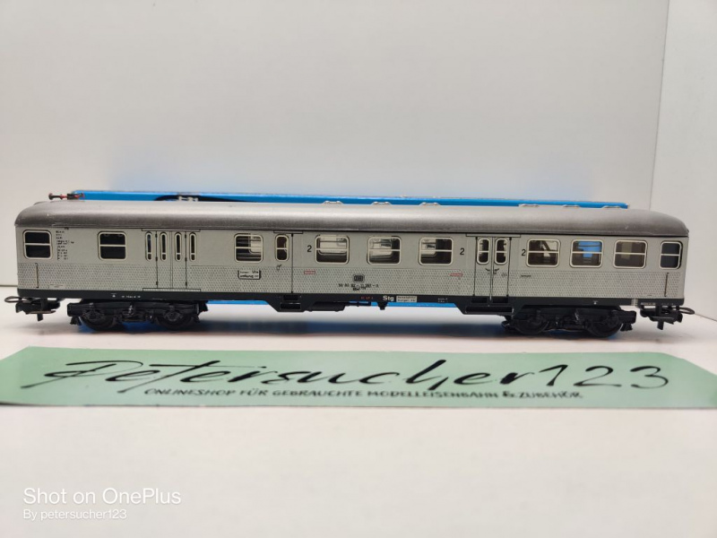 Märklin H0 AC 4081 Nahverkehrs-Steuerwg / Licht / 2.Kl / BDnf738 / DB / OVP blau