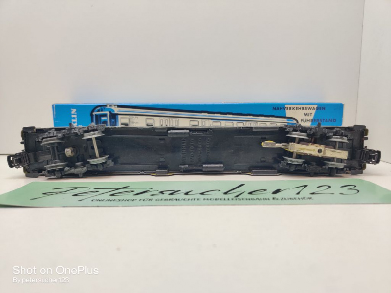 Märklin H0 AC 4081 Nahverkehrs-Steuerwg / Licht / 2.Kl / BDnf738 / DB / OVP blau