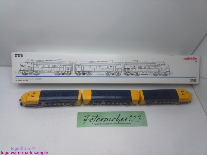 MÄRKLIN H0 AC 4081 Typ EMD F 7 B-Unit / TEXAS & PACIFIC / Diesellokergänzung  / Analog / OVP