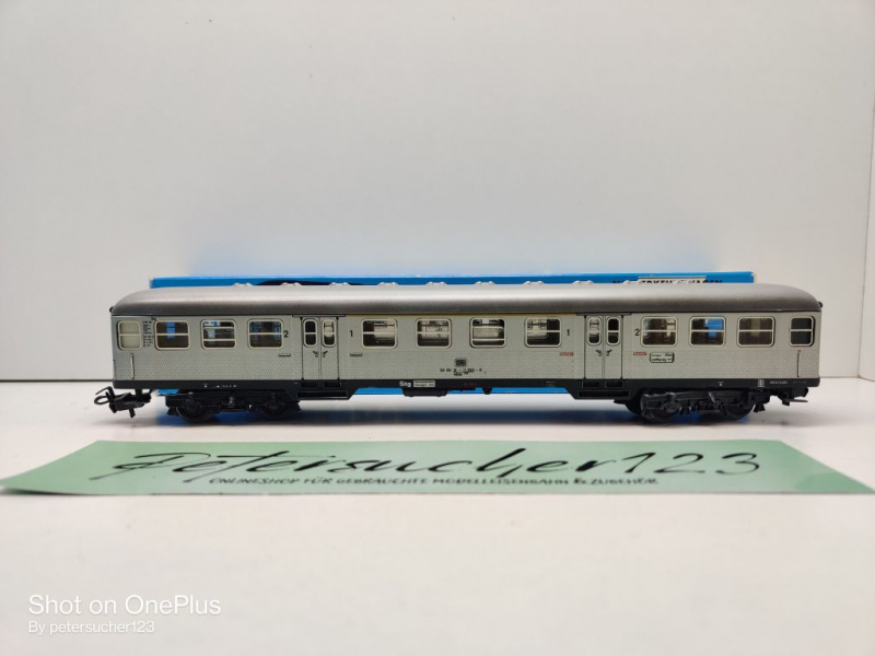 Märklin H0 AC 4083 Nahverkehrswagen "Silberling" 1./2.Kl / ABnb703 / DB / OVP blau